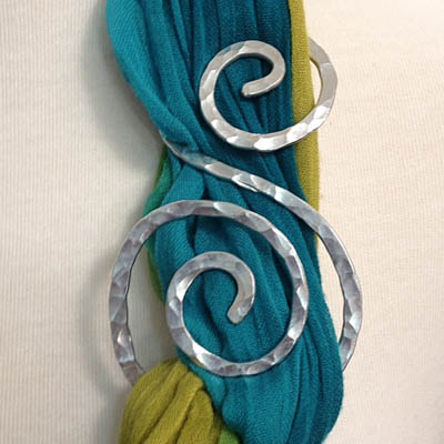 double swirl scarf slide